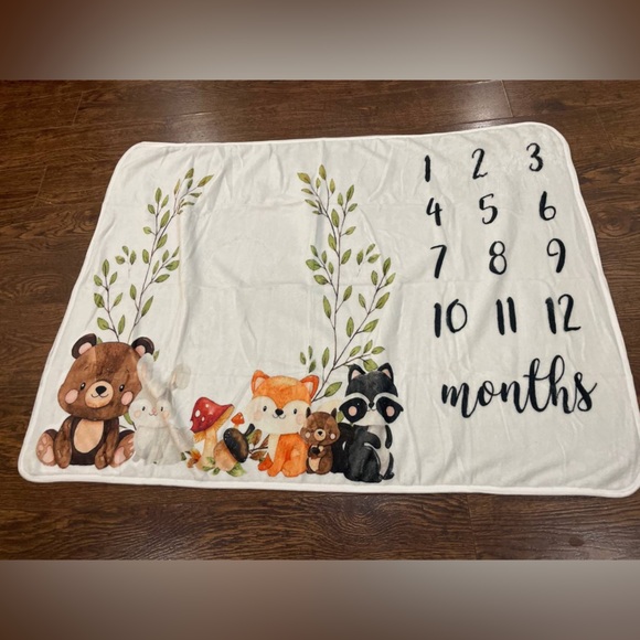 Other - Adorable Animal Milestone Blanket